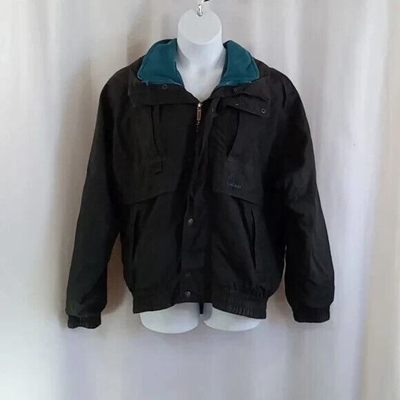 Head men's size large black blue ski jacket *